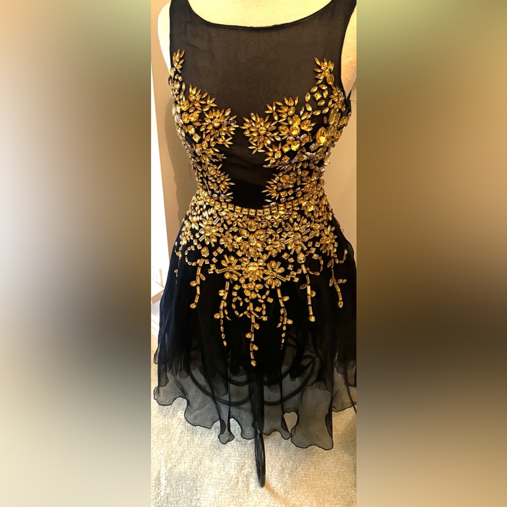 Wolf and Badger Gabi Gold dress SOLD OUT